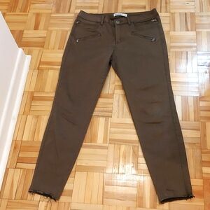 Zara skinny jeans size 10 row hem